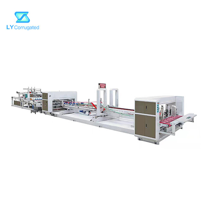 130m / phút Máy dán gấp Jumbo Up Folder để đóng gói hộp carton sóng
