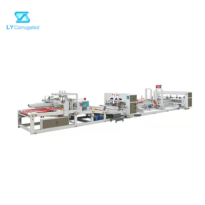 Điều khiển tự động PLC Bảng điều khiển sóng Thư mục Gluer cho hộp carton 4 6 góc