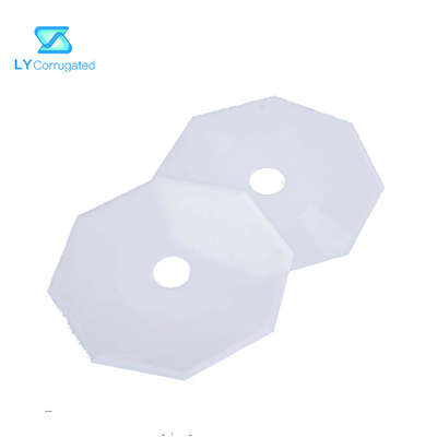 Lưỡi cắt công nghiệp màu trắng Máy cắt vải cashmere hai mặt Lưỡi gốm hình bát giác Nano