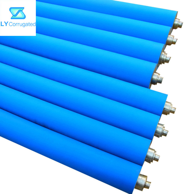 Bộ phận máy in Flexo được khắc mịn 12 mm 14mm Con lăn kẹp cao su tráng cao su một mặt