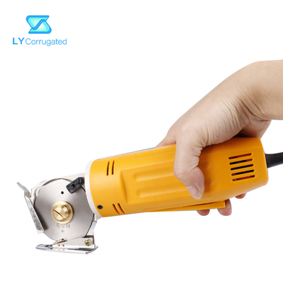 Kéo vải điện 170W màu vàng Lưỡi cắt tròn Bộ phận máy dệt di động