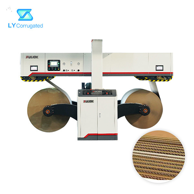 Dây chuyền sản xuất bìa cứng 5 lớp chồng lên nhau Tốc độ 250m / phút