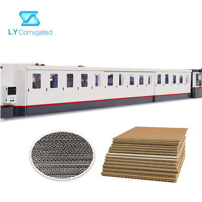 Máy làm các tông sóng ISO Điều khiển PLC Double Facer