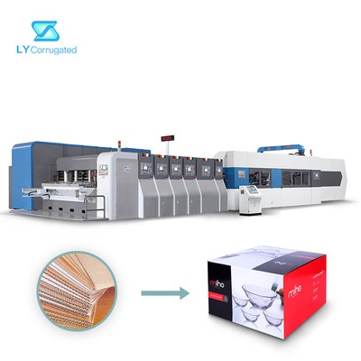 Máy in Flexo 4 màu HD Độ sâu 400mm Tốc độ 350 tờ / phút