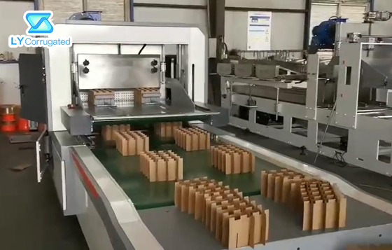 Máy làm hộp sóng tự động PLC Bộ lắp ráp bảng điều khiển 7mm