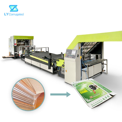 Máy đóng hộp thùng carton Deplux, Máy cán sáo 148m / phút