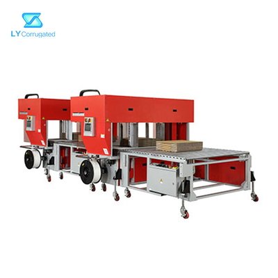 Chiều cao bảng có thể điều chỉnh Máy đóng gói dây đeo PP cho nhà máy thùng carton