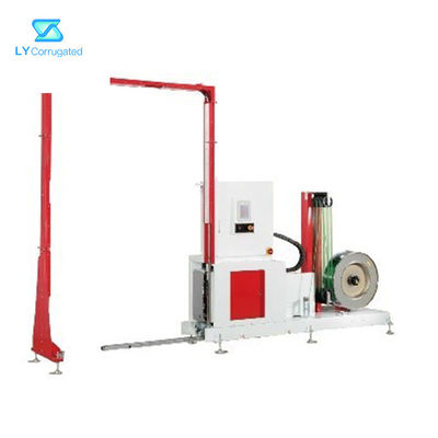 Máy đóng gói thùng carton PLC Dọc đôi PET PP Hộp các tông sóng