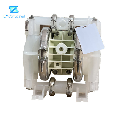 Bơm chất lỏng hóa chất có màng ngăn không khí đôi 1 '' 2 '' cho dây chuyền sản xuất thùng các tông