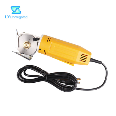 Kéo vải điện 170W màu vàng Lưỡi cắt tròn Bộ phận máy dệt di động