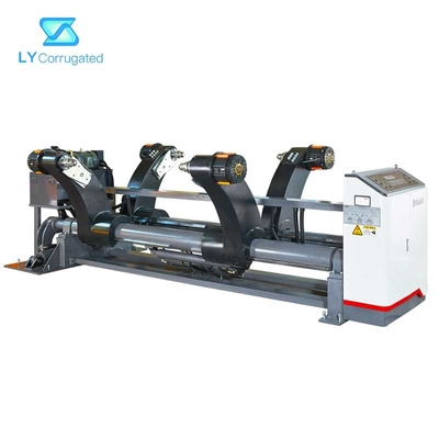Máy làm hộp carton sóng 1400mm, Đế cuộn cán thủy lực