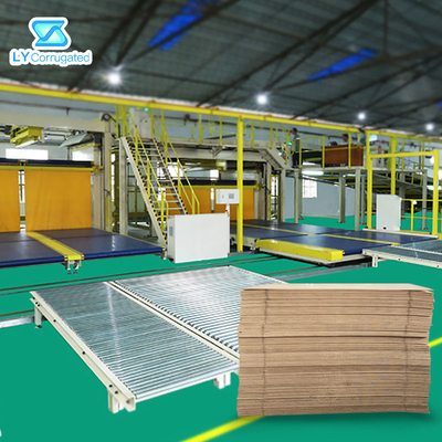 Máy các tông sóng PLC, Băng tải máy xếp chồng giá treo các tông