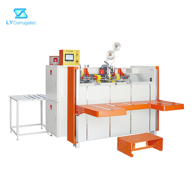 Máy khâu hộp carton hoàn toàn tự động 30-140mm Pitch 450 đinh / phút