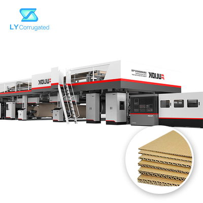 Dây chuyền sản xuất các tông sóng có tốc độ cao 2/3/5/7/9 Ply
