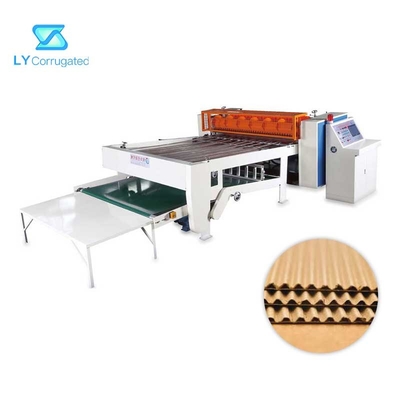 Máy các tông sóng 21KW Máy cắt tấm tôn một mặt Máy cắt dọc